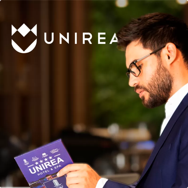 Сайт для гостиницы Unirea в Румынии