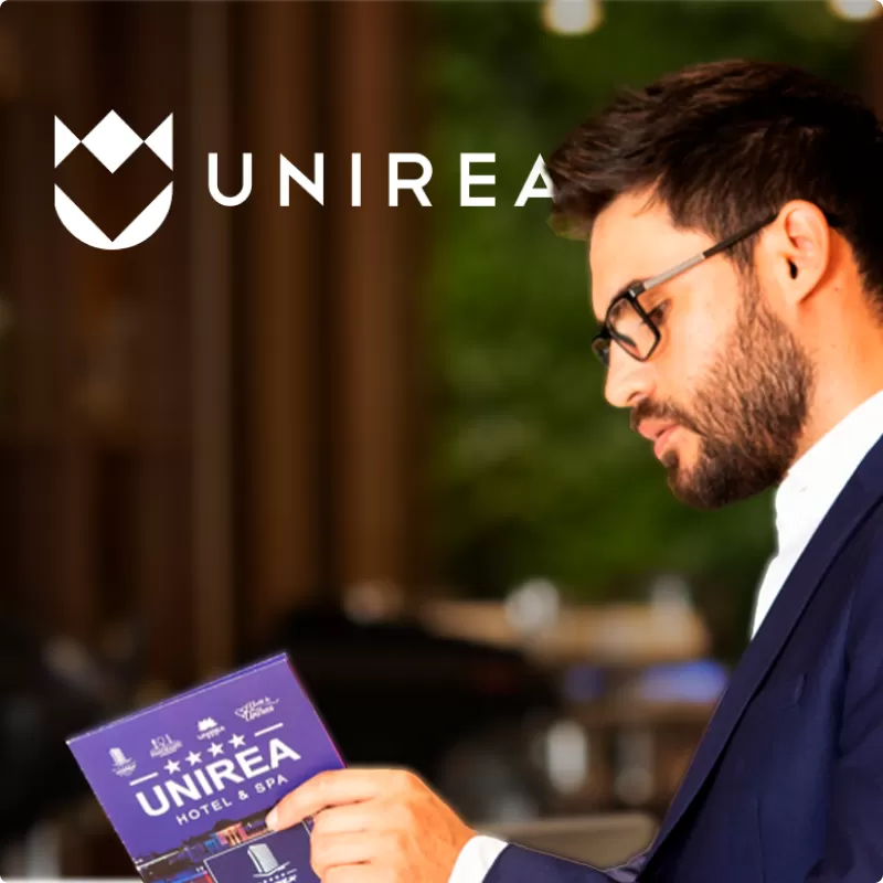 Comprehensible and laconic web-site for Unirea Hotel