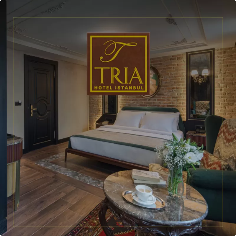 Website for a hotel in the center of Istanbul